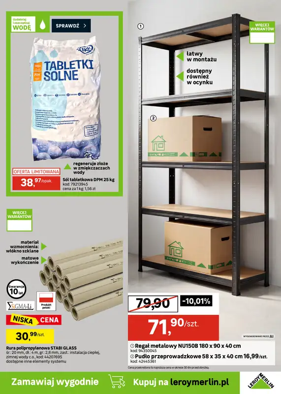 Leroy Merlin - gazetka promocyjna Czas na remont od środy 12.08 do wtorku 08.09 - strona 35