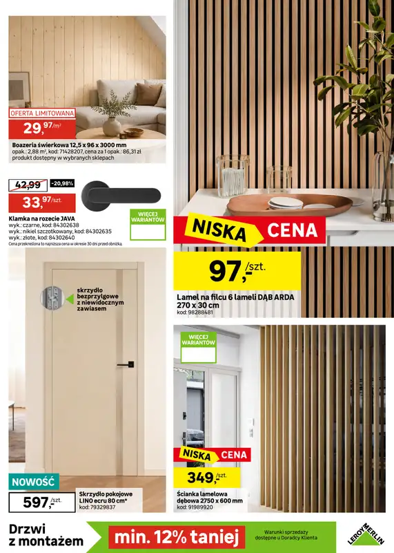Leroy Merlin - gazetka promocyjna Czas na remont od środy 12.08 do wtorku 08.09 - strona 7