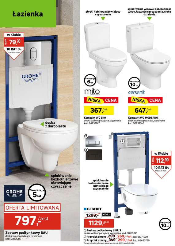 Leroy Merlin - gazetka promocyjna Czas na remont od środy 12.08 do wtorku 08.09 - strona 22