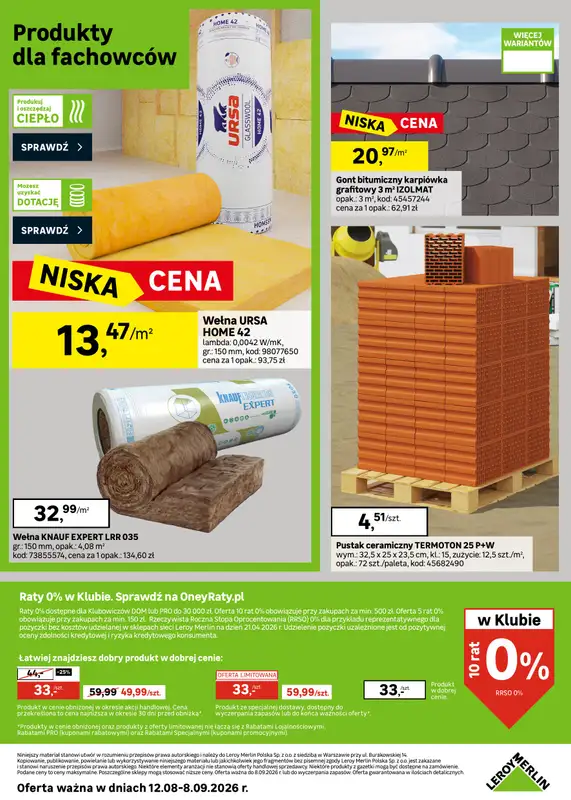 Leroy Merlin - gazetka promocyjna Czas na remont od środy 12.08 do wtorku 08.09 - strona 38