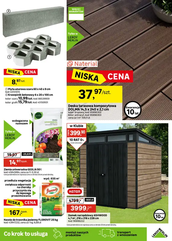 Leroy Merlin - gazetka promocyjna Czas na remont od środy 12.08 do wtorku 08.09 - strona 25