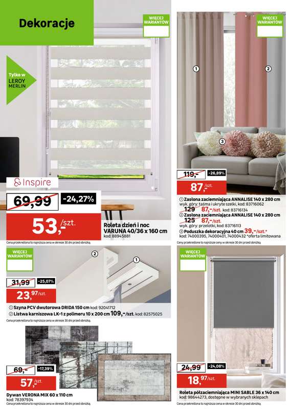 Leroy Merlin - gazetka promocyjna Czas na remont od środy 12.08 do wtorku 08.09 - strona 12