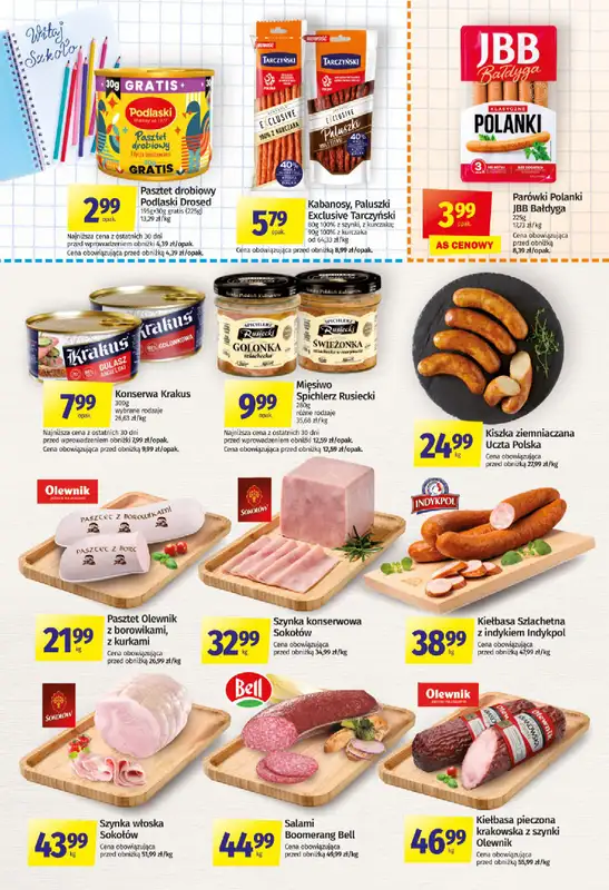 Społem - gazetka promocyjna Gazetka Społem Białystok od środy 12.08 do czwartku 03.09 - strona 7