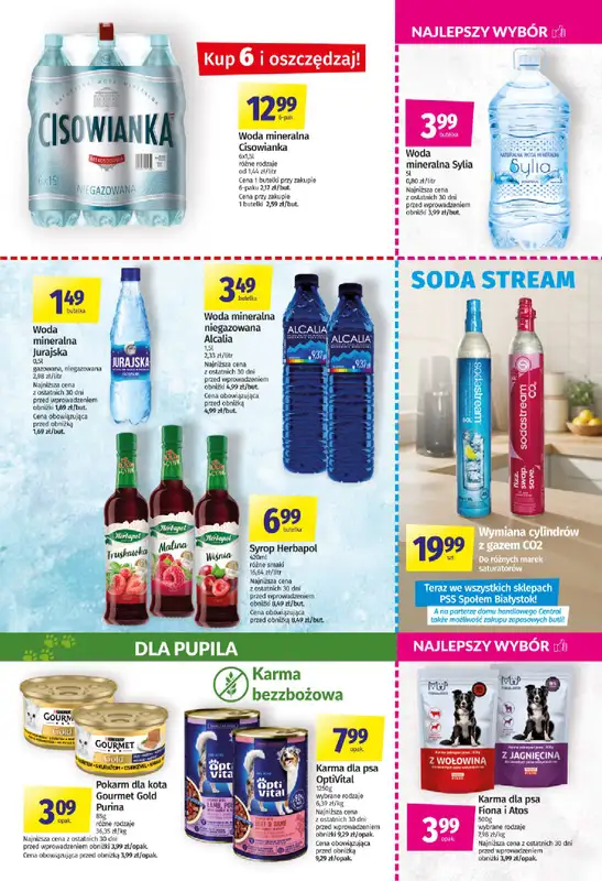 Społem - gazetka promocyjna Gazetka Społem Białystok od środy 12.08 do czwartku 03.09 - strona 23