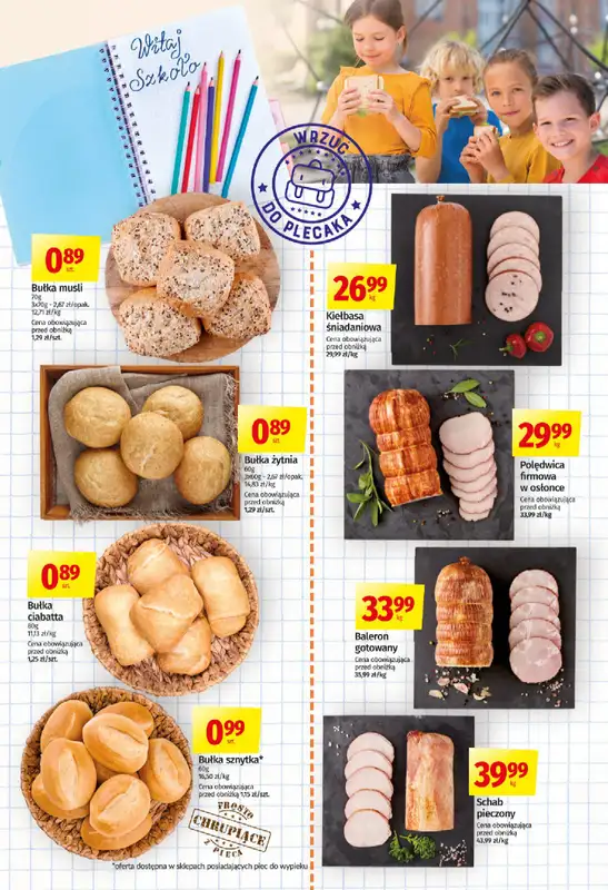 Społem - gazetka promocyjna Gazetka Społem Białystok od środy 12.08 do czwartku 03.09 - strona 3