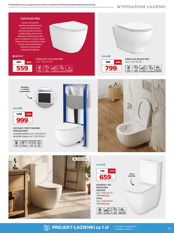 Komfort - gazetka promocyjna Gazetka od środy 12.08 do wtorku 15.09 - strona 25