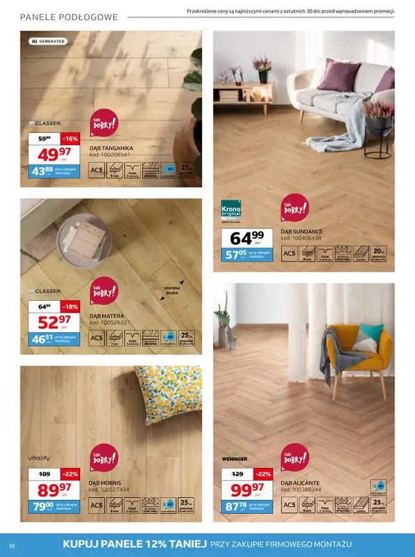 Komfort - gazetka promocyjna Gazetka od środy 12.08 do wtorku 15.09 - strona 10