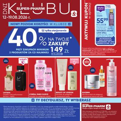 Super-Pharm - gazetka promocyjna Gazetka od środy 12.08 do środy 19.08
