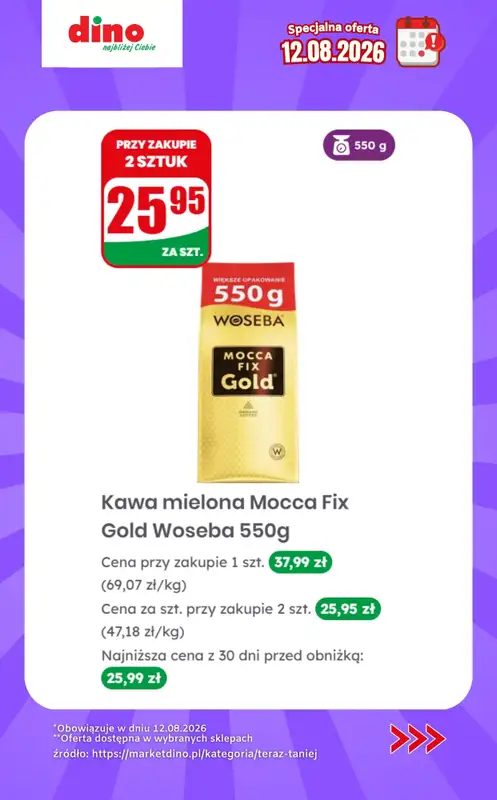 Dino - gazetka promocyjna Specjalna oferta na 12.08.2026 - promocje spoza gazetki   - strona 3