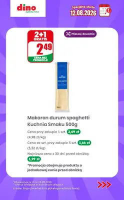 Dino - gazetka promocyjna Specjalna oferta na 12.08.2026 - promocje spoza gazetki od środy 12.08 do środy 12.08 - strona 8