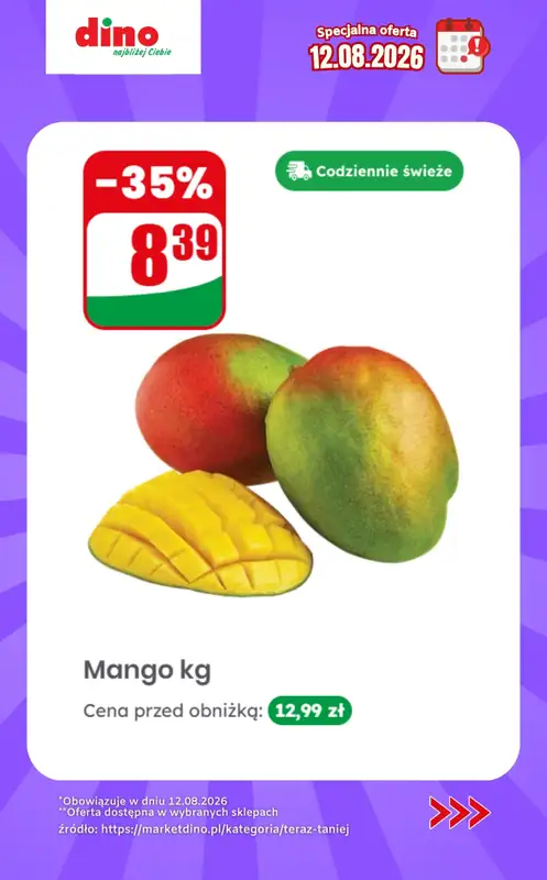 Dino - gazetka promocyjna Specjalna oferta na 12.08.2026 - promocje spoza gazetki od środy 12.08 do środy 12.08 - strona 5