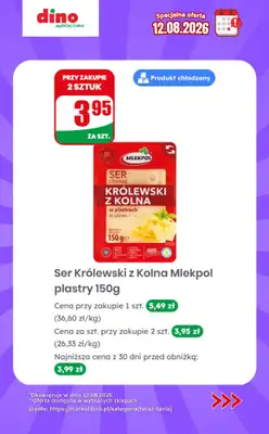 Dino - gazetka promocyjna Specjalna oferta na 12.08.2026 - promocje spoza gazetki od środy 12.08 do środy 12.08 - strona 4