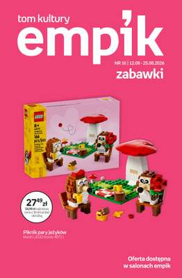 Empik - gazetka promocyjna Tom kultury: zabawki od środy 12.08 do wtorku 25.08