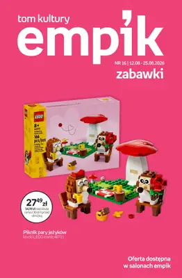 Empik - gazetka promocyjna Tom kultury: zabawki od środy 12.08 do wtorku 25.08