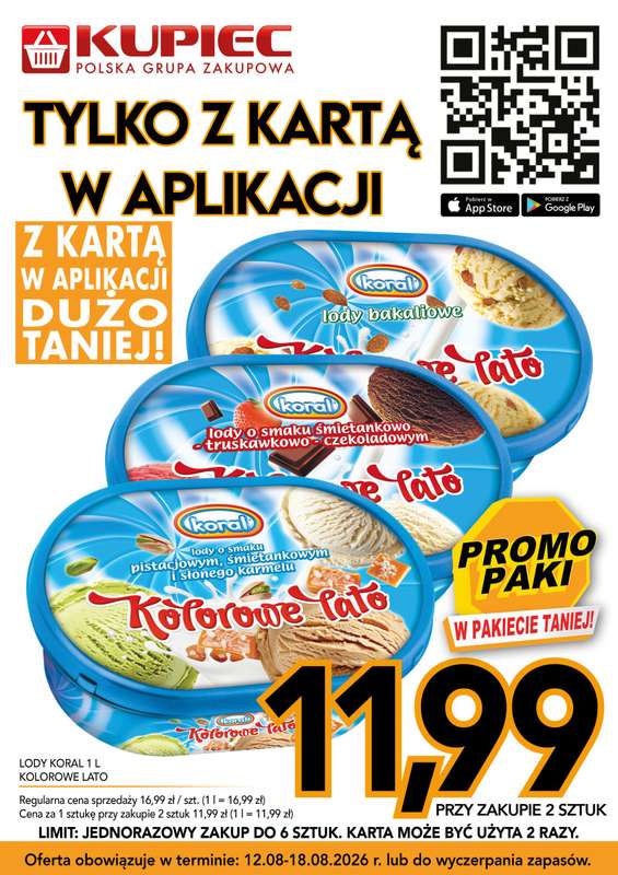 Kupiec - gazetka promocyjna Promopaki od środy 12.08 do wtorku 18.08 - strona 2
