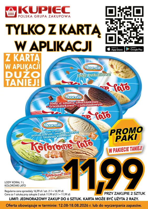 Kupiec - gazetka promocyjna Promopaki od środy 12.08 do wtorku 18.08 - strona 2