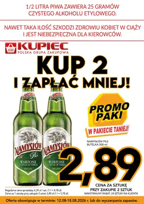 Kupiec - gazetka promocyjna Promopaki od środy 12.08 do wtorku 18.08 - strona 10