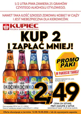 Kupiec - gazetka promocyjna Promopaki od środy 12.08 do wtorku 18.08 - strona 6