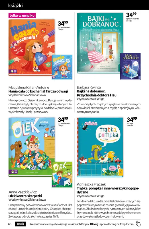 Empik - gazetka promocyjna Tom kultury: książki od środy 12.08 do wtorku 25.08 - strona 46