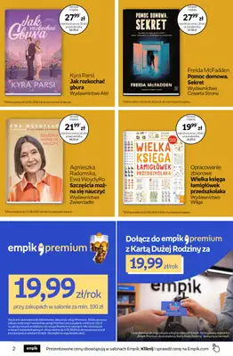 Empik - gazetka promocyjna Tom kultury: książki od środy 12.08 do wtorku 25.08 - strona 2