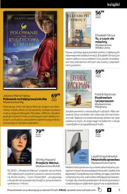 Empik - gazetka promocyjna Tom kultury: książki od środy 12.08 do wtorku 25.08 - strona 5
