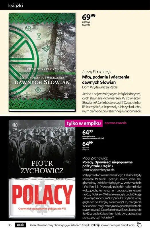 Empik - gazetka promocyjna Tom kultury: książki od środy 12.08 do wtorku 25.08 - strona 36