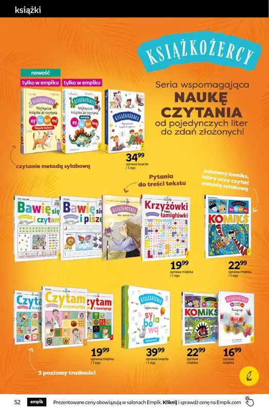 Empik - gazetka promocyjna Tom kultury: książki od środy 12.08 do wtorku 25.08 - strona 52