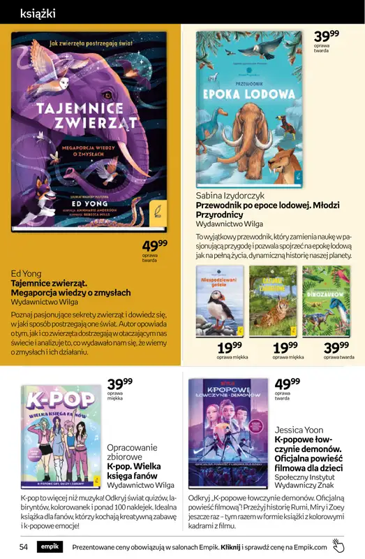Empik - gazetka promocyjna Tom kultury: książki od środy 12.08 do wtorku 25.08 - strona 54
