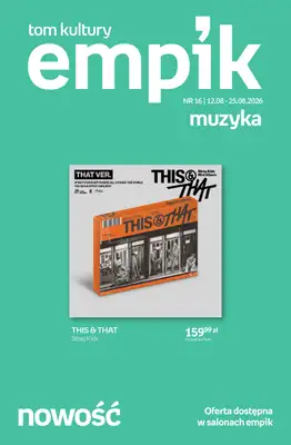 Empik - gazetka promocyjna Tom kultury: muzyka od środy 12.08 do wtorku 25.08