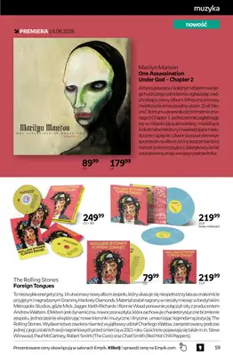 Empik - gazetka promocyjna Tom kultury: muzyka od środy 12.08 do wtorku 25.08 - strona 6