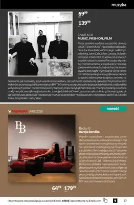 Empik - gazetka promocyjna Tom kultury: muzyka od środy 12.08 do wtorku 25.08 - strona 4