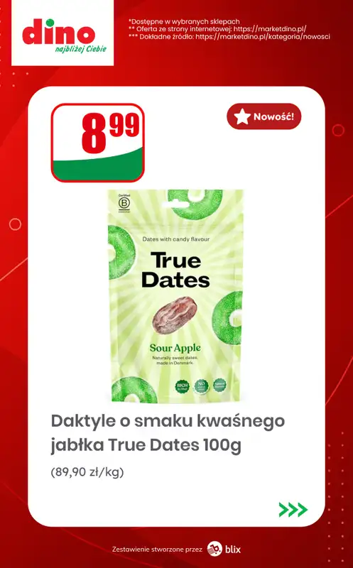 Dino - gazetka promocyjna Nowości w Dino!  