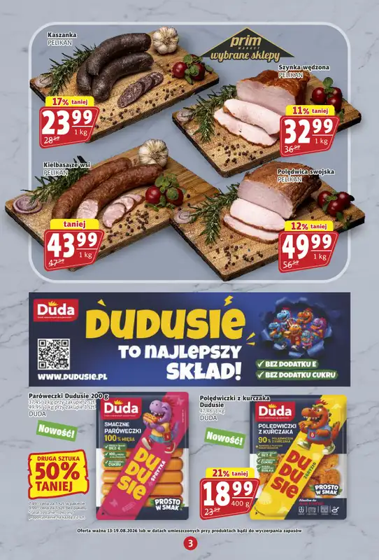 Prim Market - gazetka promocyjna Gazetka od czwartku 13.08 do środy 19.08 - strona 3