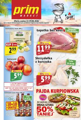 Prim Market - gazetka promocyjna Gazetka od czwartku 13.08 do środy 19.08