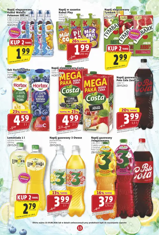 Prim Market - gazetka promocyjna Gazetka od czwartku 13.08 do środy 19.08 - strona 13