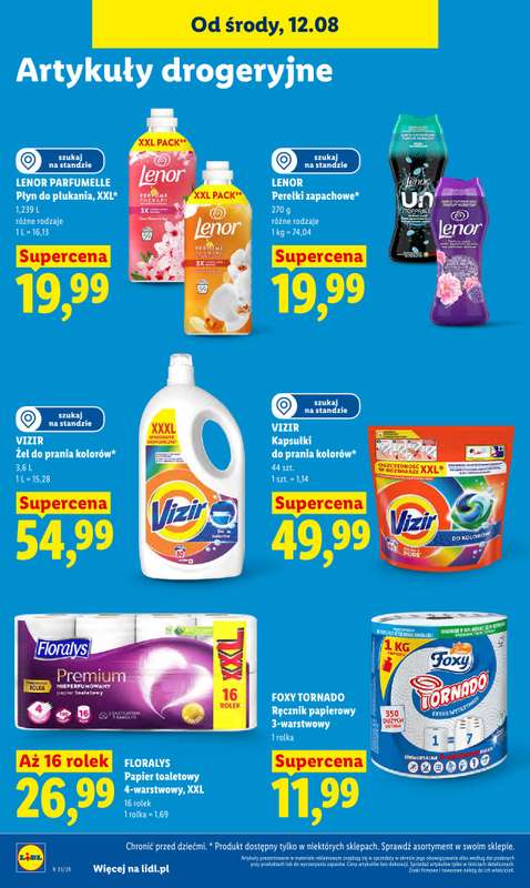 Lidl - gazetka promocyjna Gazetka Ważna Od 12.08 Do 14.08 od środy 12.08 do piątku 14.08 - strona 94