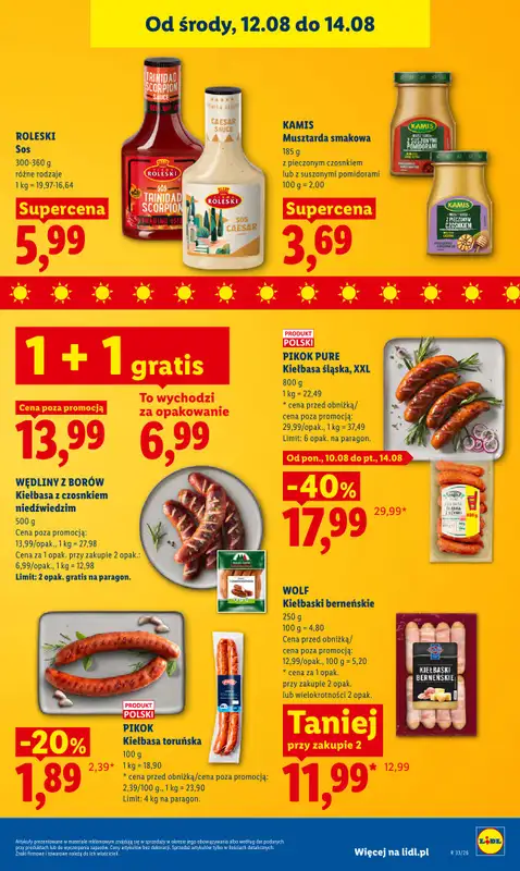 Lidl - gazetka promocyjna Gazetka Ważna Od 12.08 Do 14.08 od środy 12.08 do piątku 14.08 - strona 55