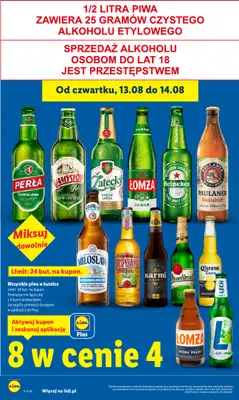 Lidl - gazetka promocyjna Gazetka Ważna Od 12.08 Do 14.08 od środy 12.08 do piątku 14.08 - strona 6