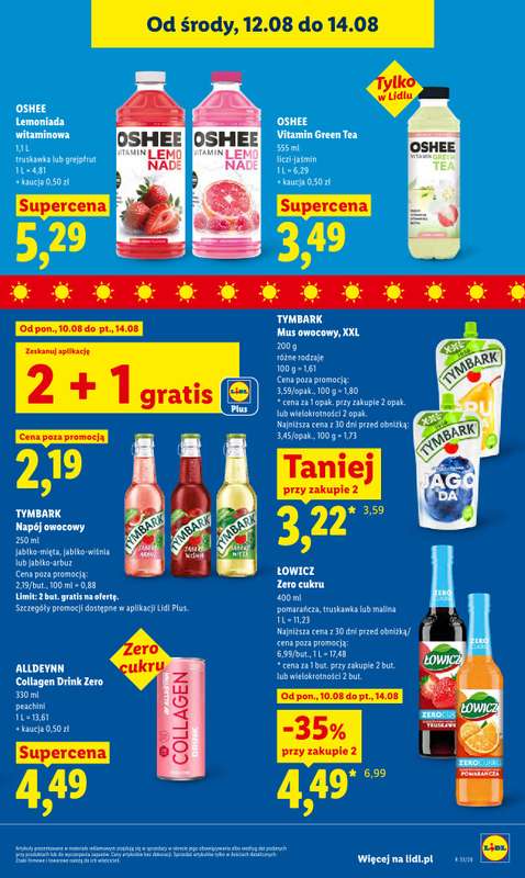 Lidl - gazetka promocyjna Gazetka Ważna Od 12.08 Do 14.08 od środy 12.08 do piątku 14.08 - strona 71