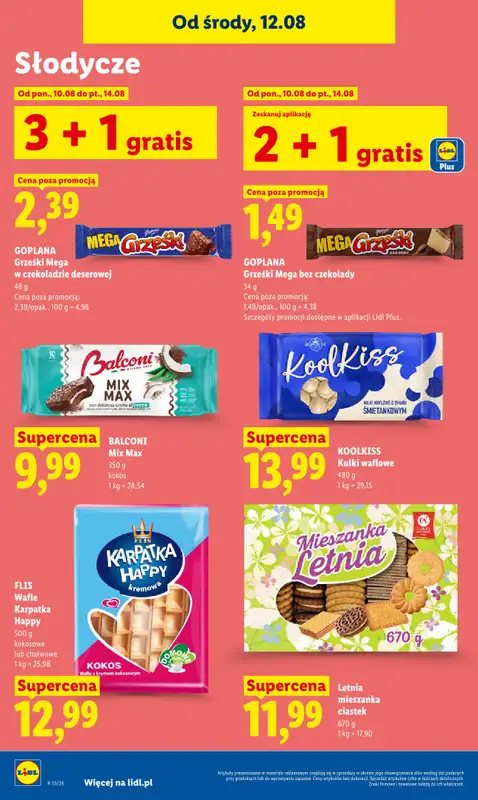 Lidl - gazetka promocyjna Gazetka Ważna Od 12.08 Do 14.08 od środy 12.08 do piątku 14.08 - strona 84