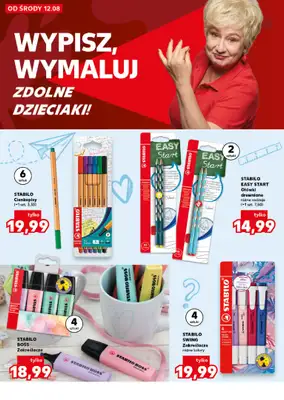 Kaufland - gazetka promocyjna Oferta Kaufland - do Szkoły! od środy 12.08 do środy 19.08 - strona 12