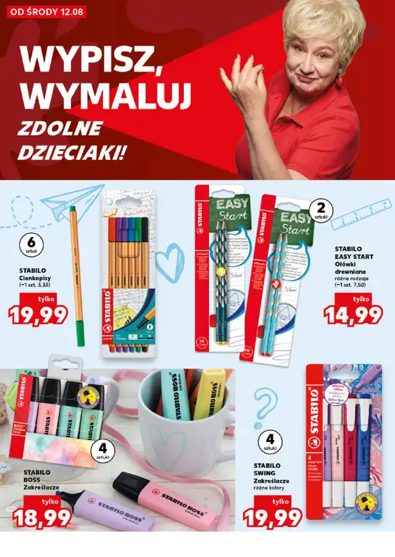 Kaufland - gazetka promocyjna Oferta Kaufland - do Szkoły! od środy 12.08 do środy 19.08 - strona 12