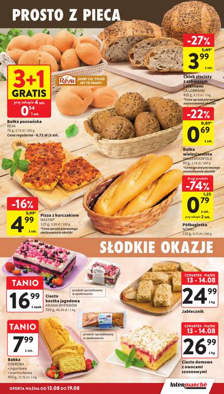 Intermarche - gazetka promocyjna Gazetka od czwartku 13.08 do środy 19.08 - strona 21