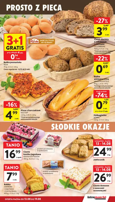 Intermarche - gazetka promocyjna Gazetka od czwartku 13.08 do środy 19.08 - strona 21