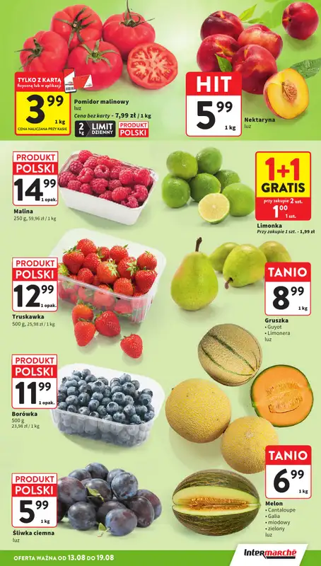 Intermarche - gazetka promocyjna Gazetka od czwartku 13.08 do środy 19.08 - strona 19