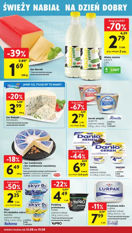 Intermarche - gazetka promocyjna Gazetka od czwartku 13.08 do środy 19.08 - strona 26