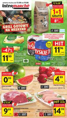 Intermarche - gazetka promocyjna Gazetka od czwartku 13.08 do środy 19.08