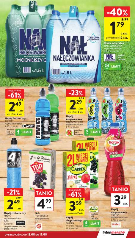 Intermarche - gazetka promocyjna Gazetka od czwartku 13.08 do środy 19.08 - strona 15