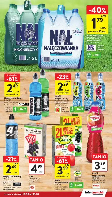 Intermarche - gazetka promocyjna Gazetka od czwartku 13.08 do środy 19.08 - strona 15