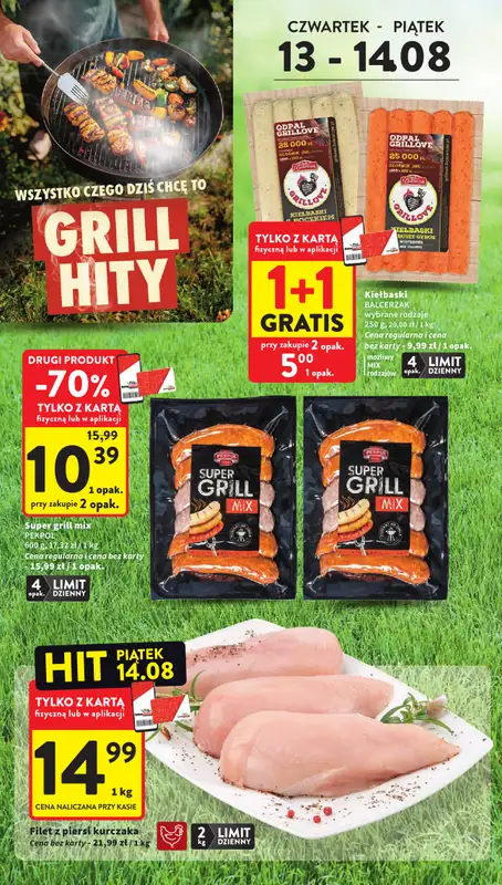Intermarche - gazetka promocyjna Gazetka od czwartku 13.08 do środy 19.08 - strona 4